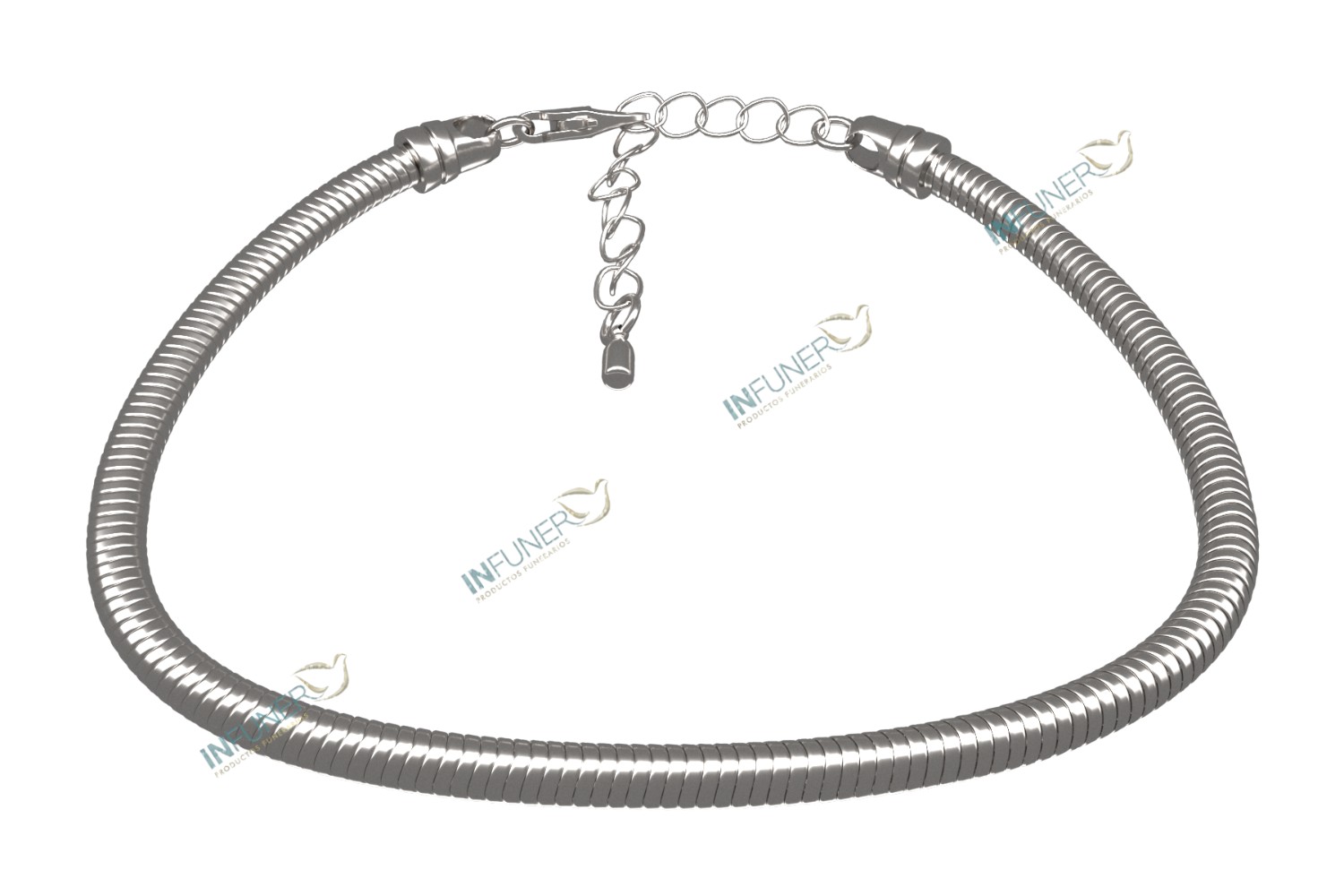 CADENA ACERO 3 MM PARA ABALORIO SOLA