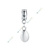 CADENA ACERO 3 MM PARA ABALORIO CADENA_CON COLGANTE_lagrima