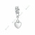 PULSERA ABALORIOS ACERO PULSERA _CON COLGANTE_corazon