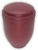 URNA ACERO DOBLE TAPA 4 Lt. PINTADO TEXTURADO 4 LITROS BURDEOS