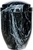 URNA ACERO DOBLE TAPA 4 Lt. Serie REAL SURFACE MARMOL_NEGRO