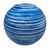 Urna Esfera BIODEGRADABLE .Colores decorados. AZUL