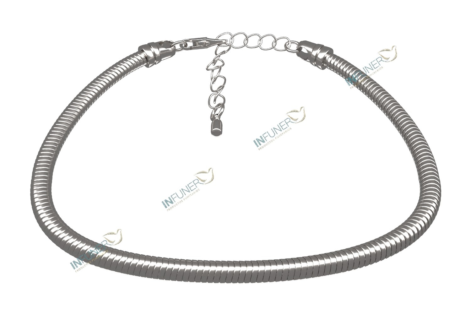 CADENA ACERO 3 MM PARA ABALORIO SOLA 