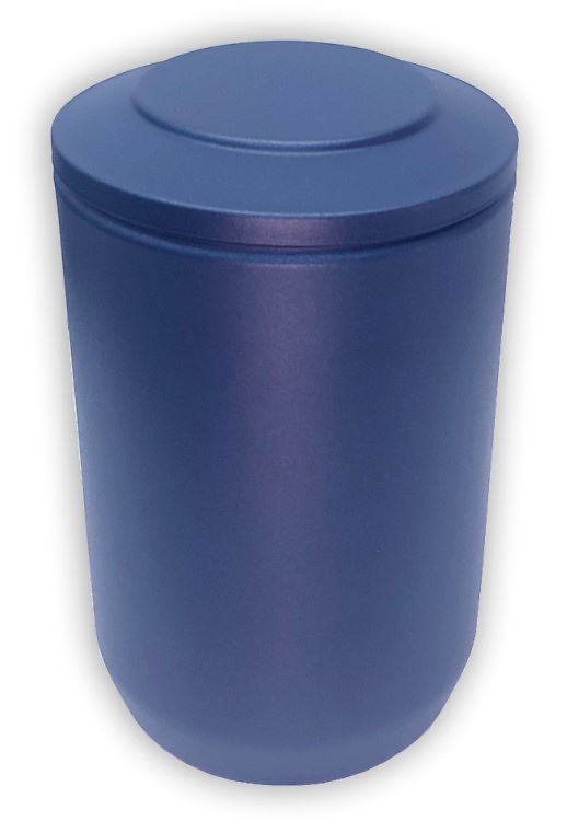 URNA ACERO 3 Lt. PINTURA TEXTURADA AZUL 