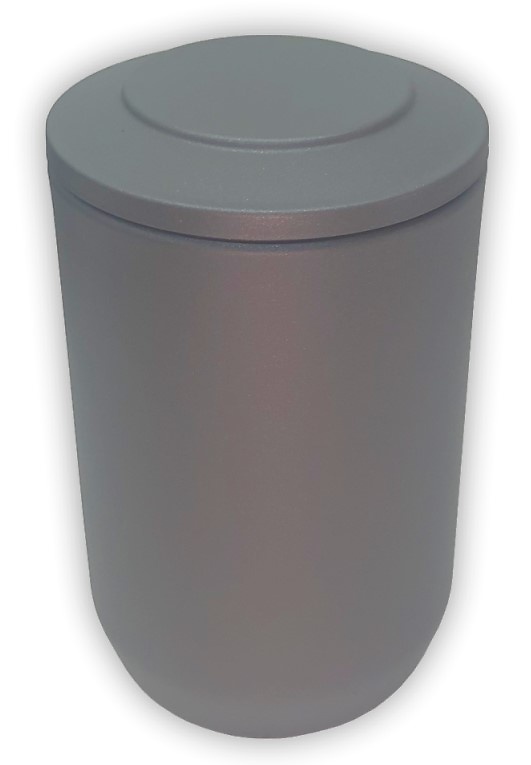 URNA ACERO 3 Lt. PINTURA TEXTURADA Gris 