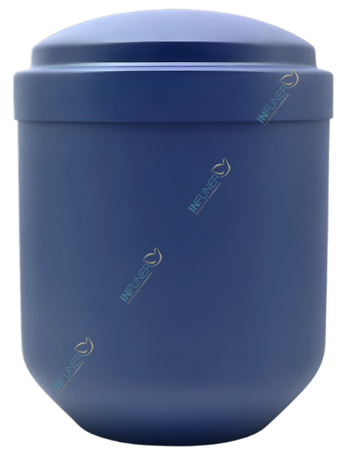 URNA ACERO BARREL 4 Lt. PINTADO TEXTURADO AZUL 