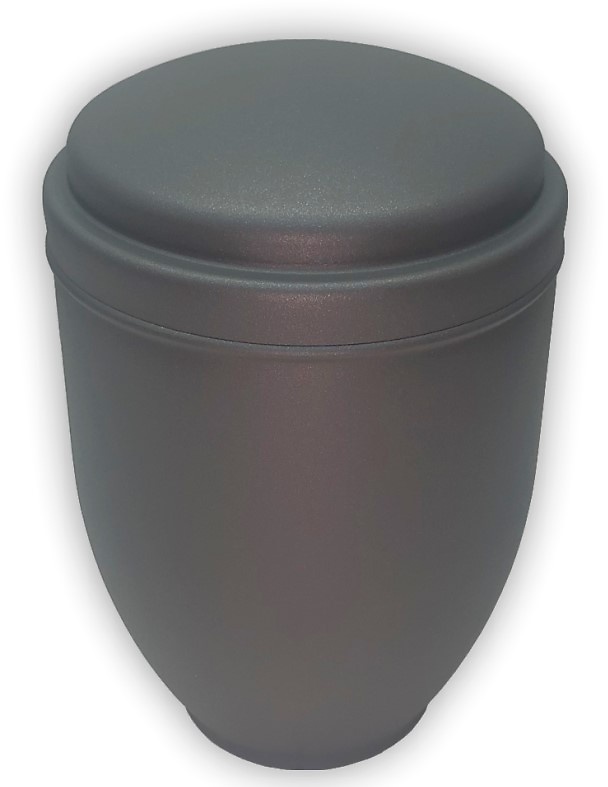 URNA ACERO DOBLE TAPA 4 Lt. PINTADO TEXTURADO 4 LITROS Gris 