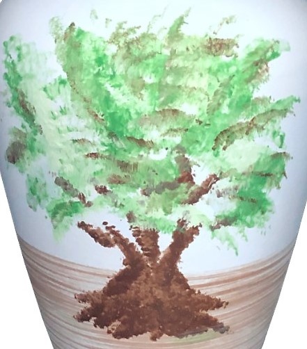 Urna Anfora BIODEGRADABLE . ARBOL DE LA VIDA 