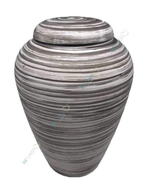 Urna Anfora BIODEGRADABLE . Colores decorados BLANCO 