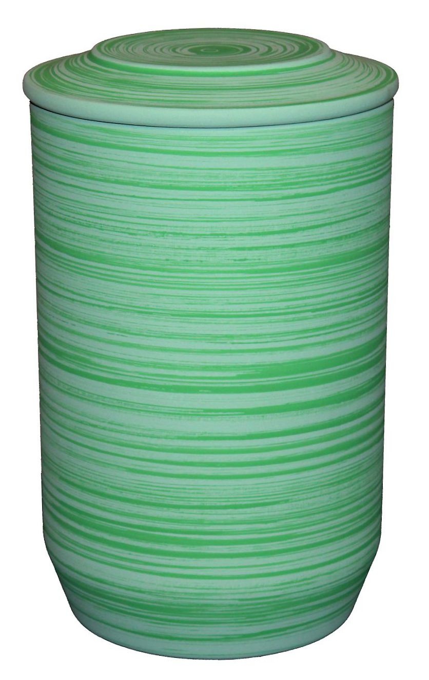 Urna BIODEGRADABLE . Colores decorados VERDE 