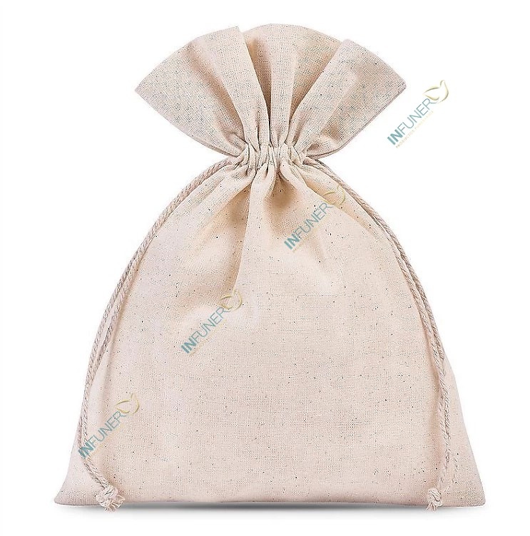 Bolsa exterior de Algodón natural para urnas grandes. 30 x 40cm 