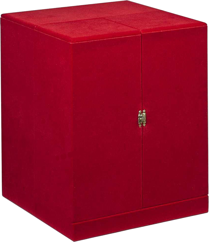 COFRE PARA URNA ROJO 