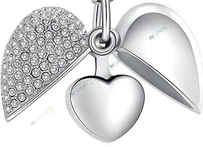 COLGANTE ACERO CORAZON INTERIOR 