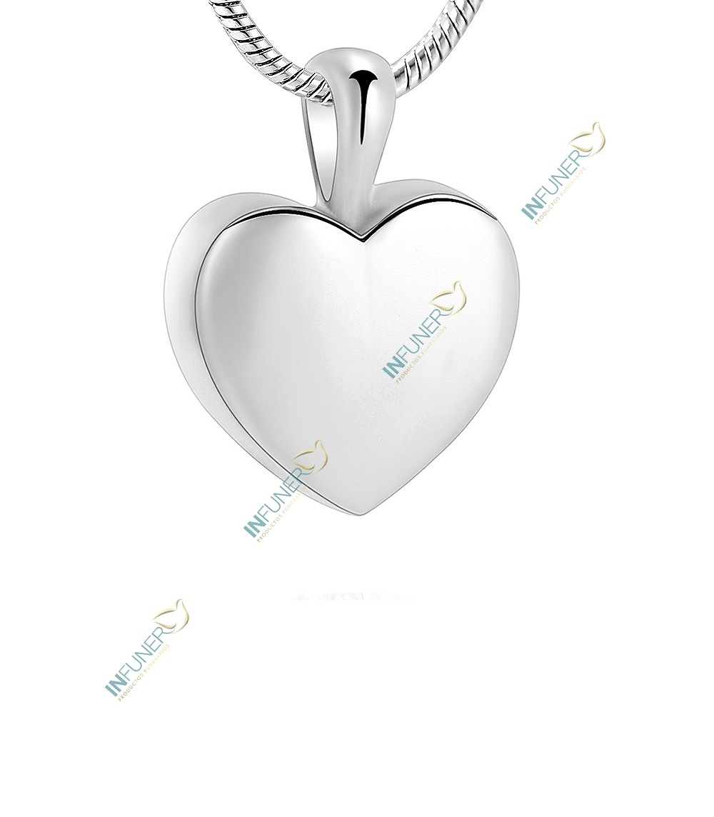COLGANTE ACERO CORAZON PEQUEÑO 
