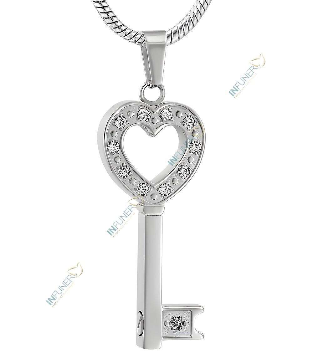 COLGANTE LLAVE CON PIEDRAS 