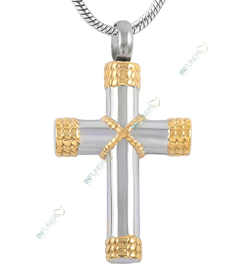 CRUZ DE ACERO BICOLOR 