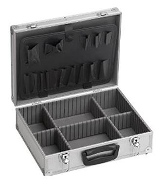 MALETIN DE ALUMINIO CON COMPARTIMENTOS 