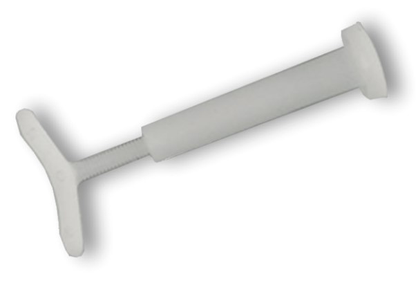 Mentonera regulable de plastico, 10 unidades 