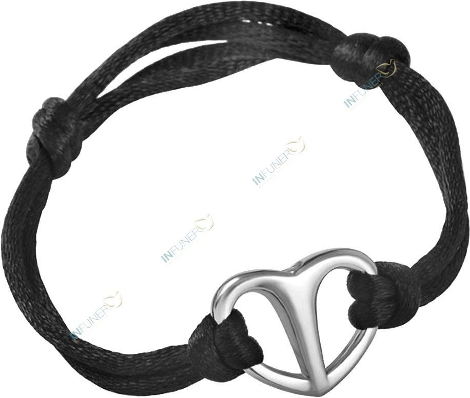 PULSERA DE ACERO CORAZON 