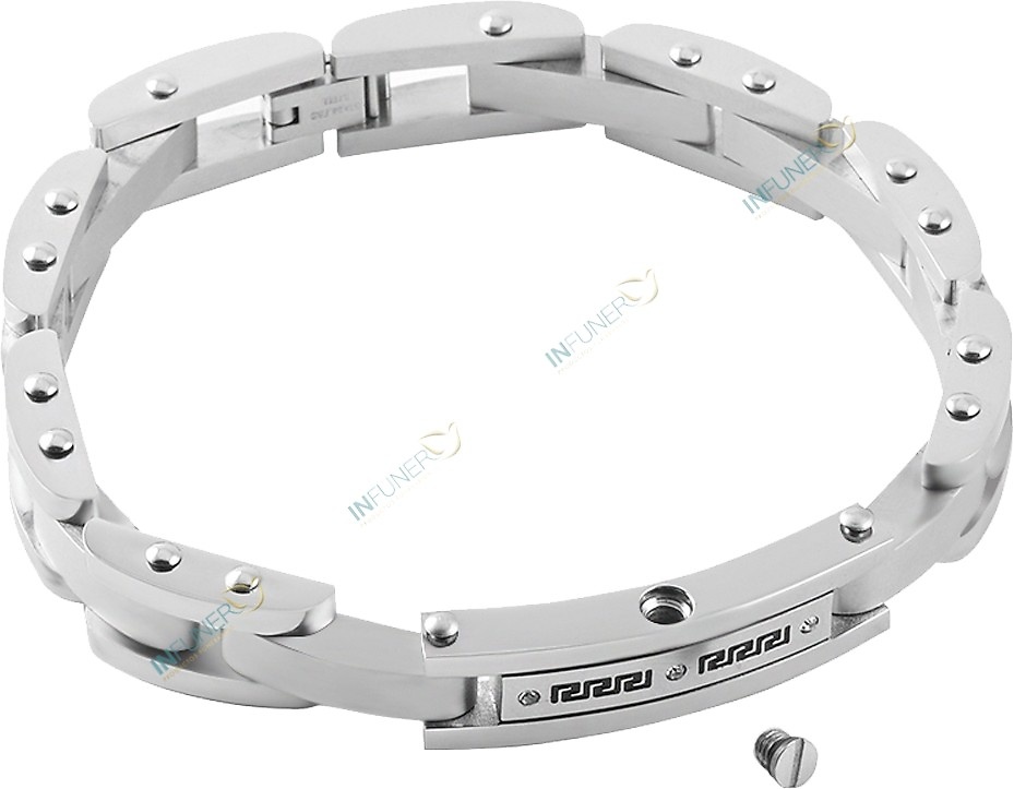 PULSERA DE ACERO PARA CENIZAS 