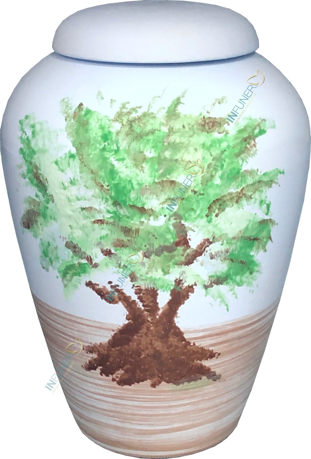 Urna Anfora BIODEGRADABLE . ARBOL DE LA VIDA 