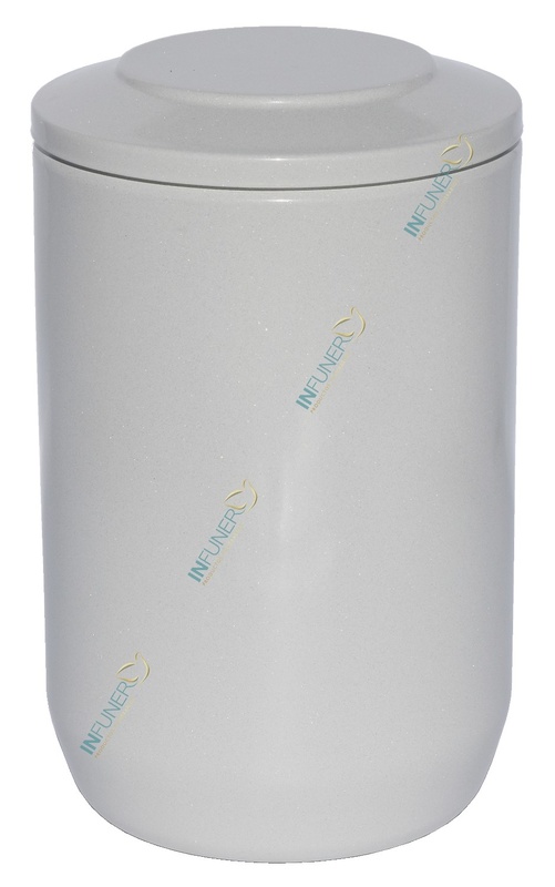 URNA BASICA COSMOS BLANCO BRILLO