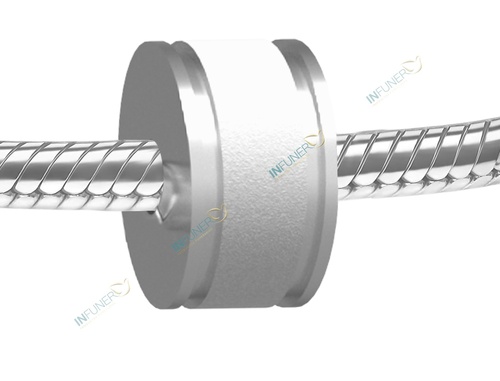 ABALORIO CILINDRO PARA PULSERA ACERO