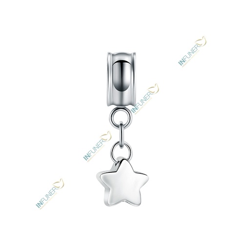 ABALORIO COLGANTE ESTRELLA PARA PULSERA ACERO