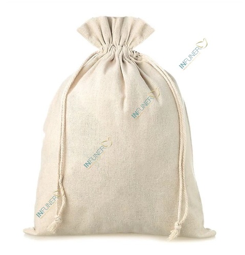 Bolsa exterior de Lino natural para urnas grandes. 30 x 40cm