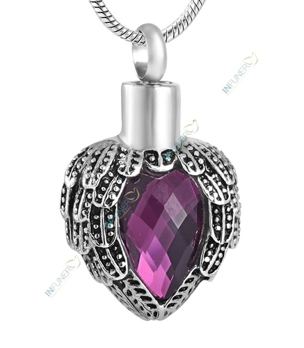 COLGANTE CORAZON CON PIEDRA