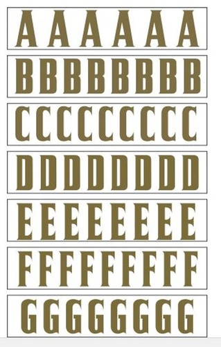 LETRAS ADHESIVAS ORO CINTA CORONA 