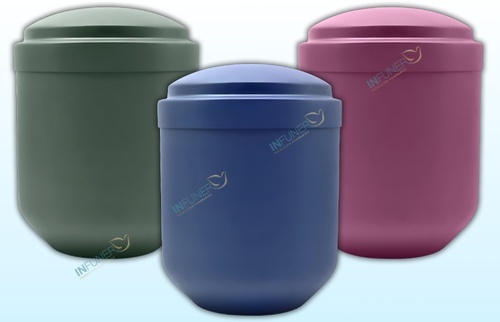 MINI URNA  BARREL PARA CENIZAS PINTURA TEXTURADA