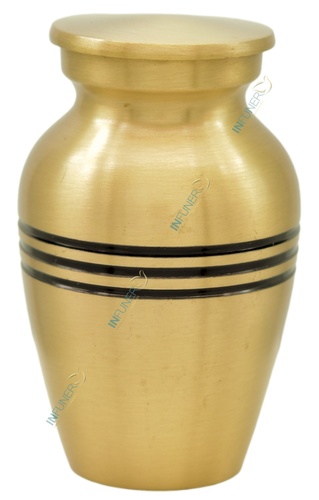 MINI URNA LATÓN  DORADO