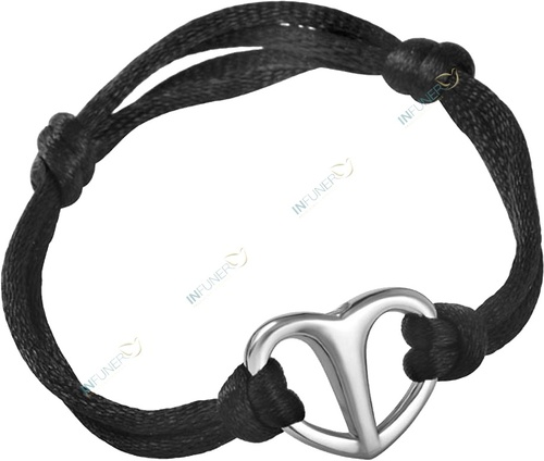 PULSERA DE ACERO CORAZON