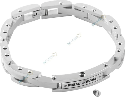 PULSERA DE ACERO PARA CENIZAS