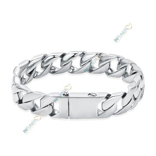 PULSERA DE CABALLERO CADENA ANCHA