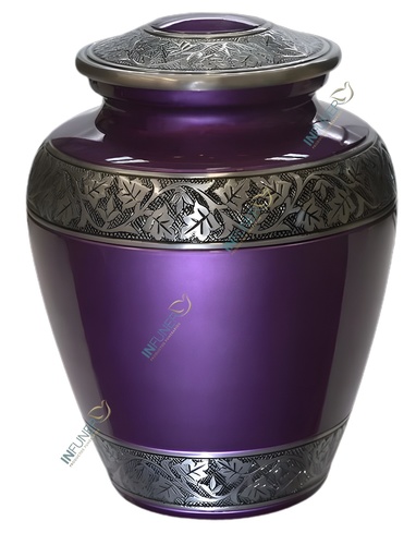URNA ALUMINIO MARMOL MORADA CENEFA