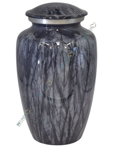 URNA ALUMINIO MARMOLEADO GRIS