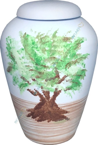 Urna Anfora BIODEGRADABLE . ARBOL DE LA VIDA