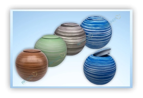 Urna Esfera BIODEGRADABLE .Colores decorados.